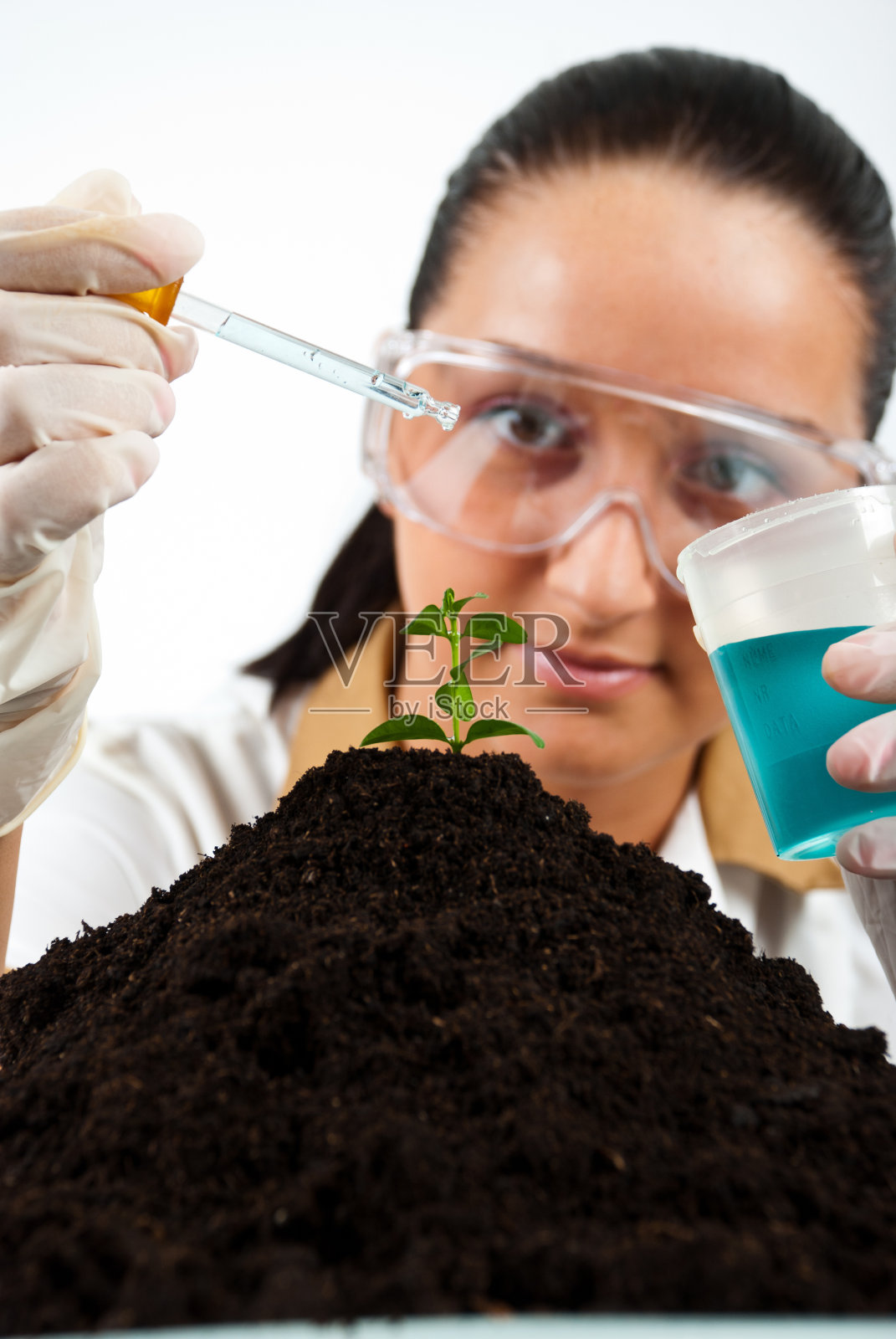 生物学家的女人照片摄影图片