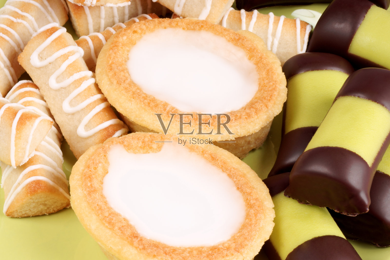 各种各样的瑞典和丹麦糖果照片摄影图片