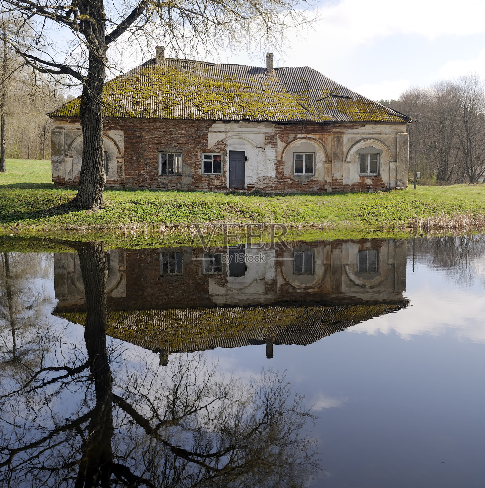 古老的庄园照片摄影图片