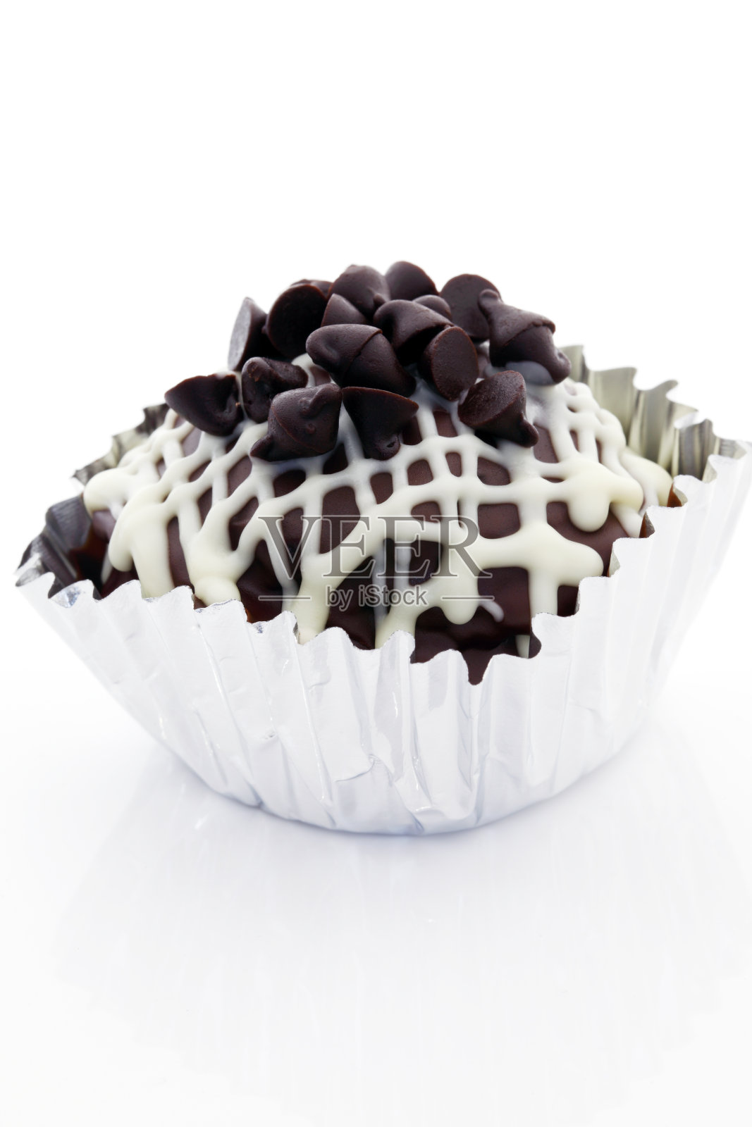迷你巧克力蛋糕照片摄影图片