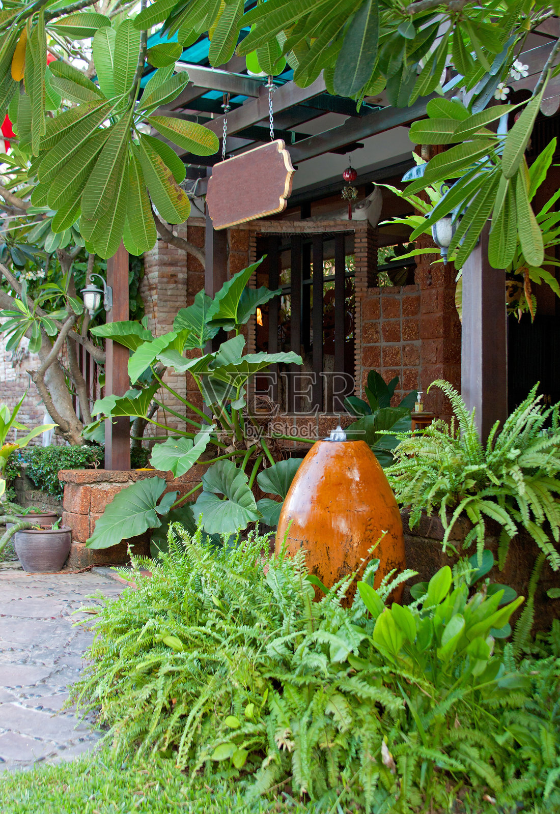 异国情调的咖啡馆照片摄影图片