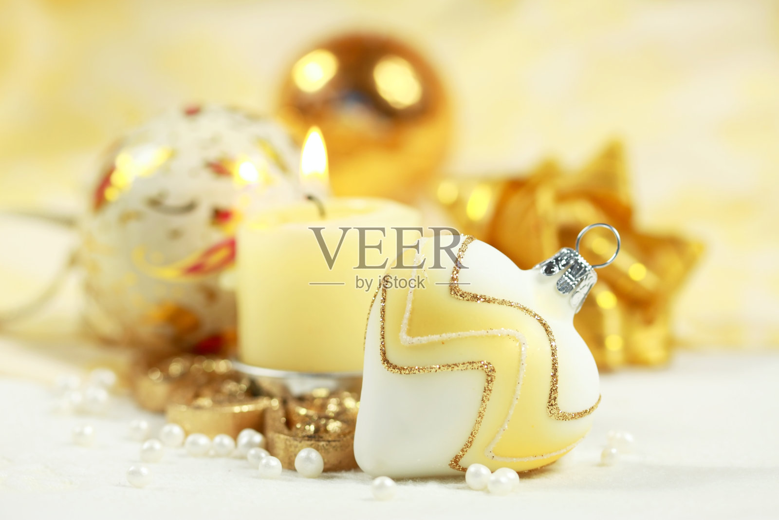 圣诞节的心照片摄影图片