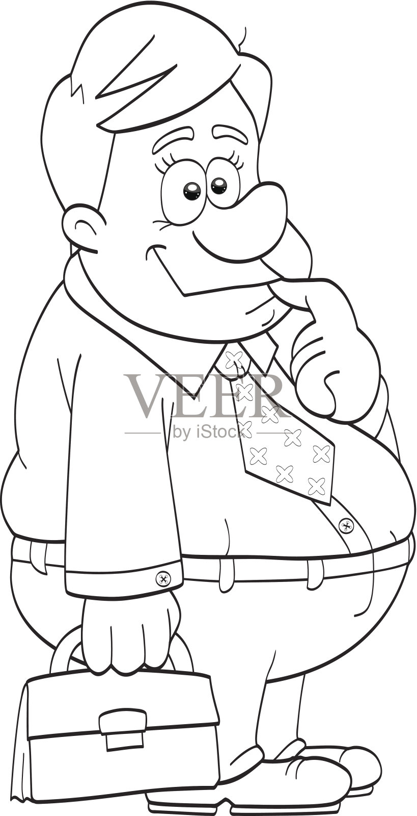 愚蠢的商人设计元素图片