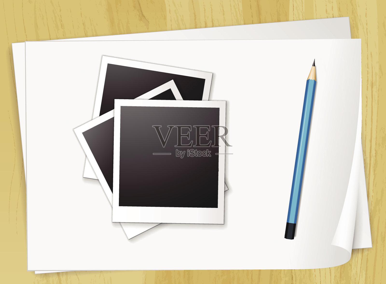 照片和文件插画图片素材