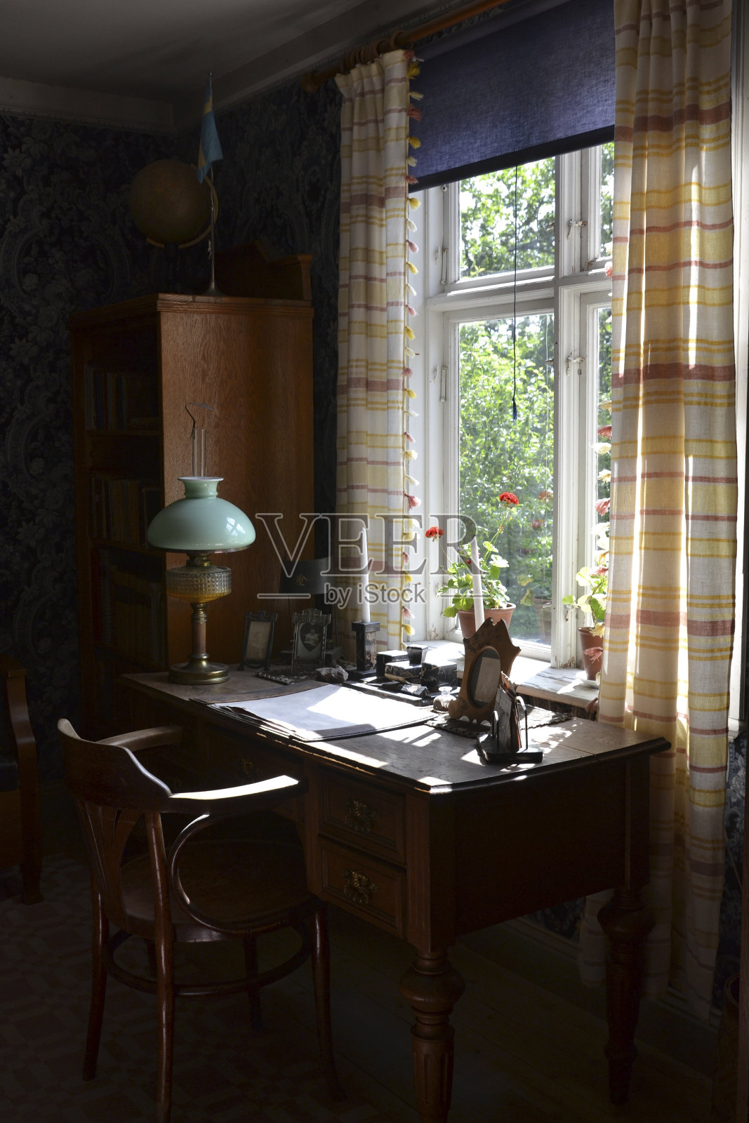 复古北欧室内,照片摄影图片