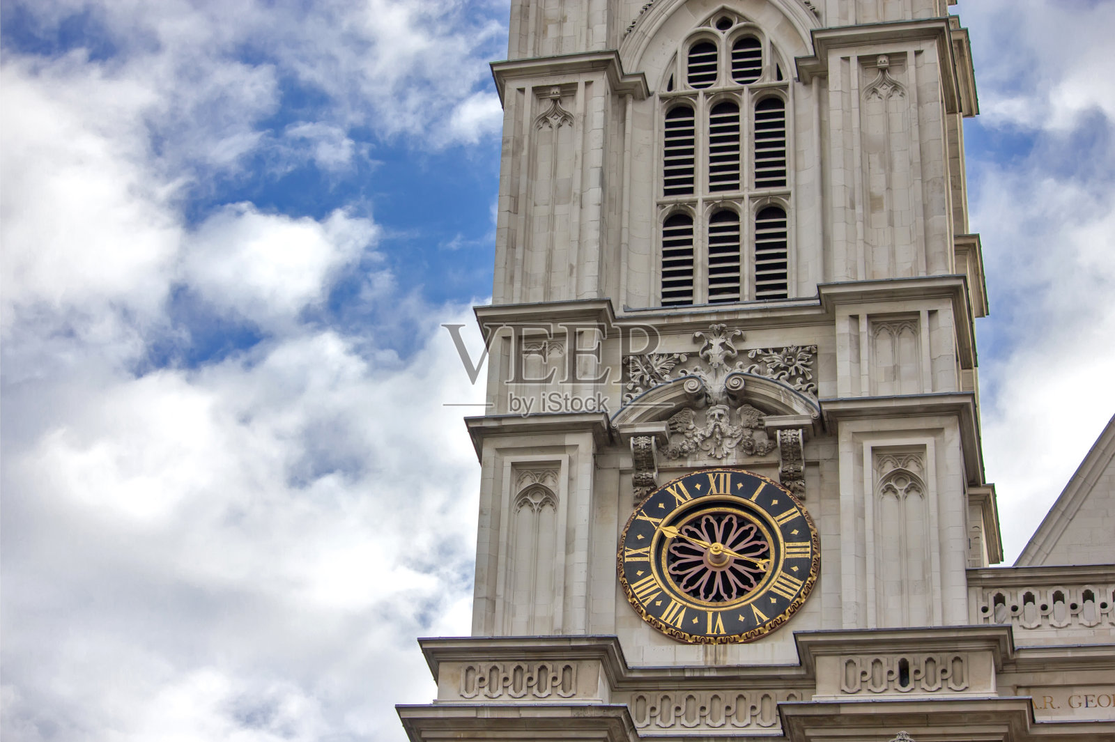 西立面,威斯敏斯特大教堂,伦敦照片摄影图片