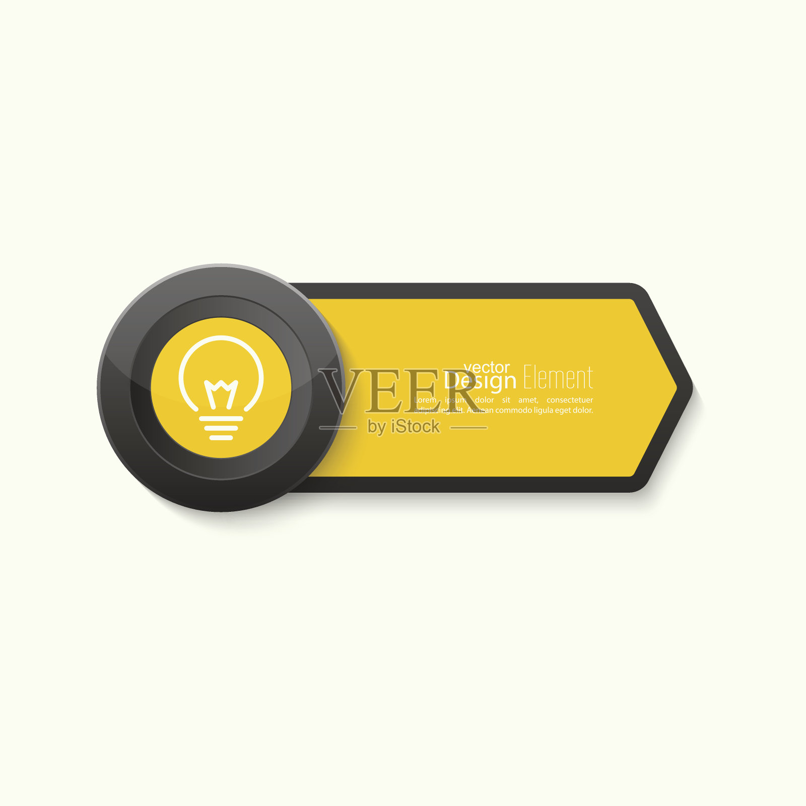 灯泡光的想法插画图片素材