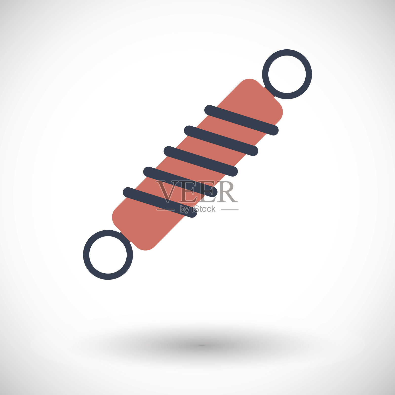 汽车减震器单一图标插画图片素材