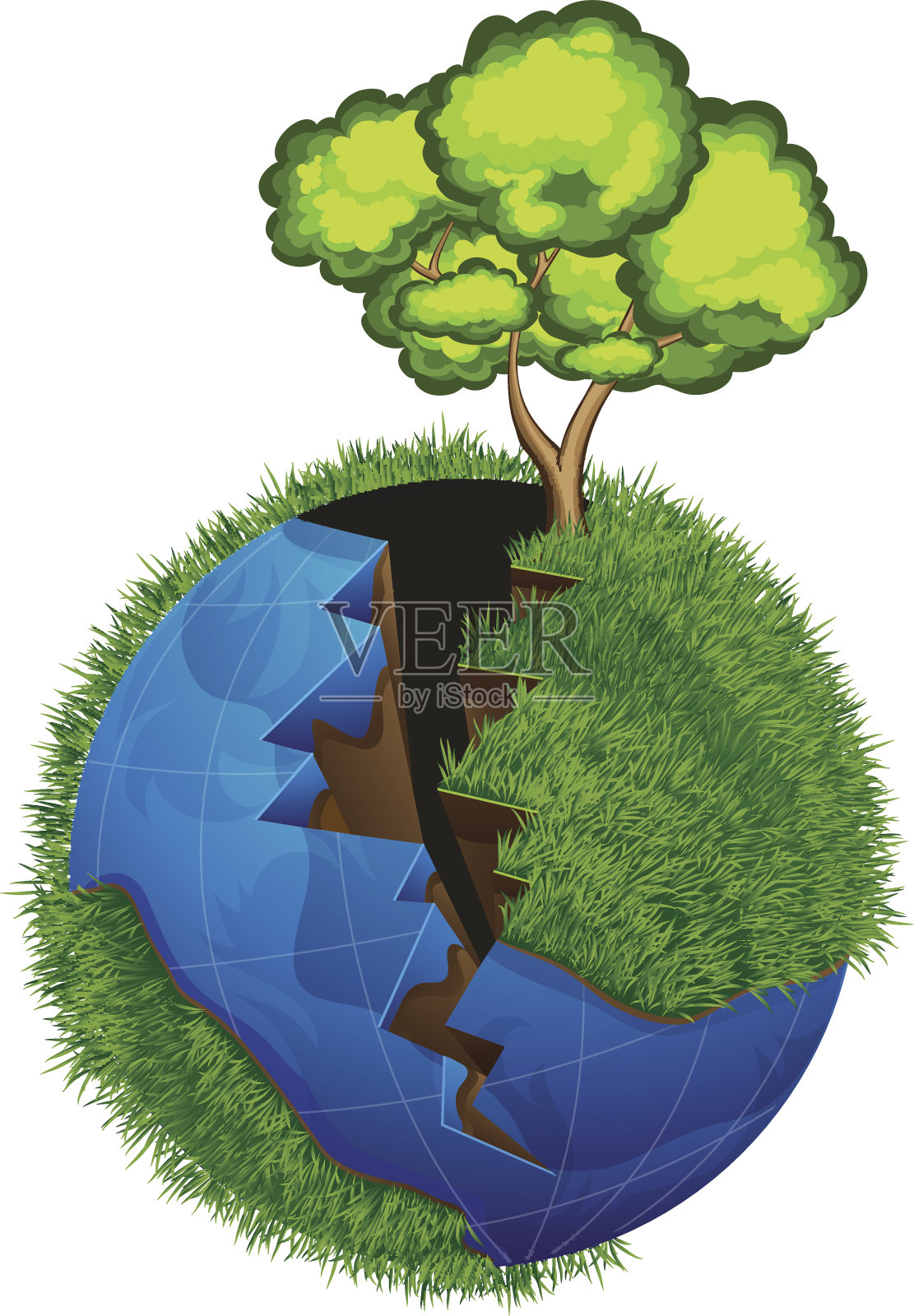 了地球插画图片素材