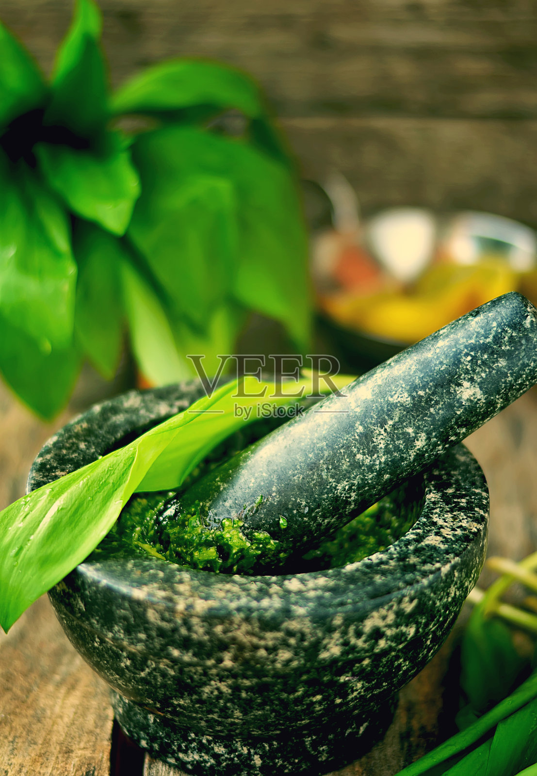 贝尔斯登的洋葱香蒜沙司。照片摄影图片