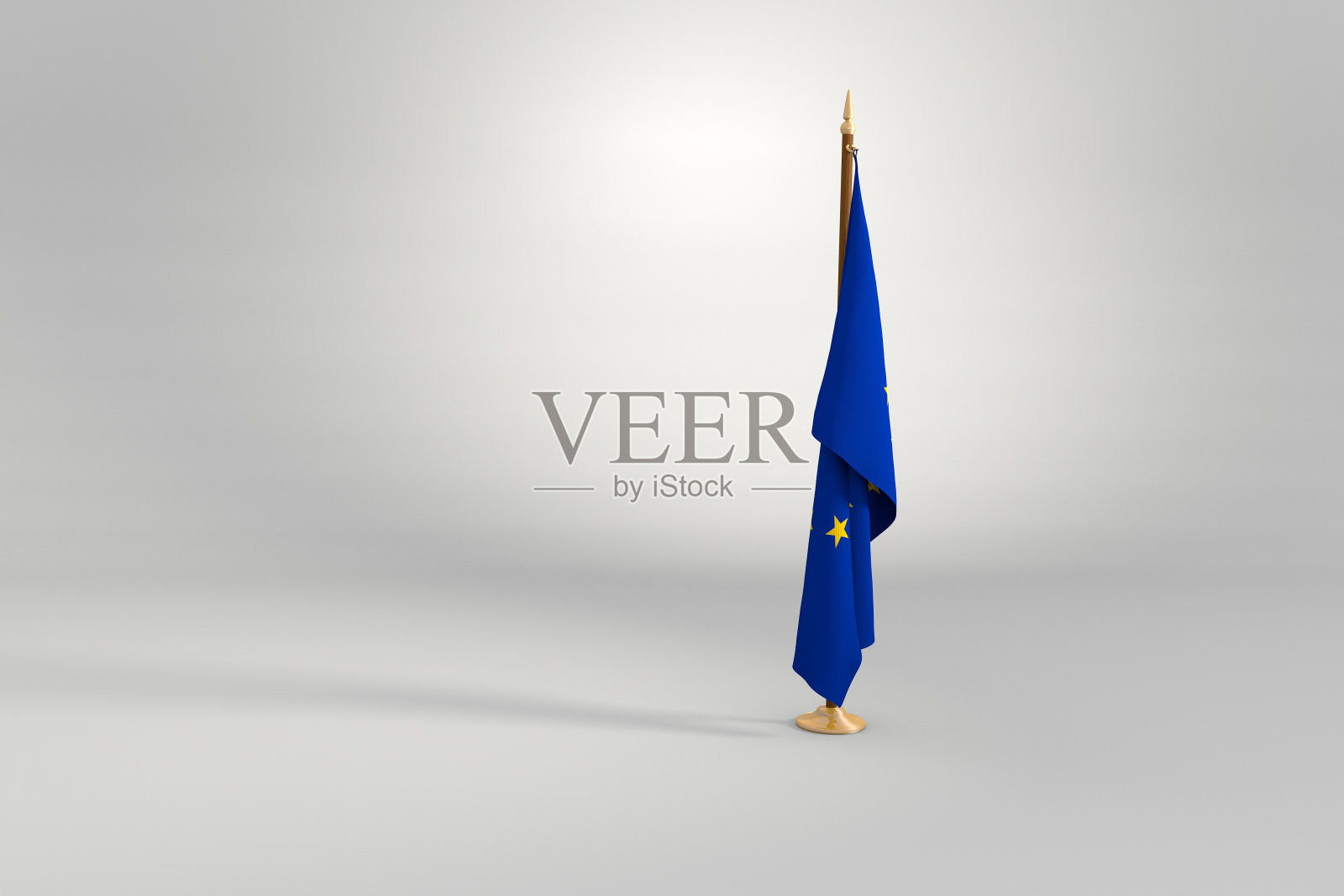 欧盟旗帜3d插图照片摄影图片