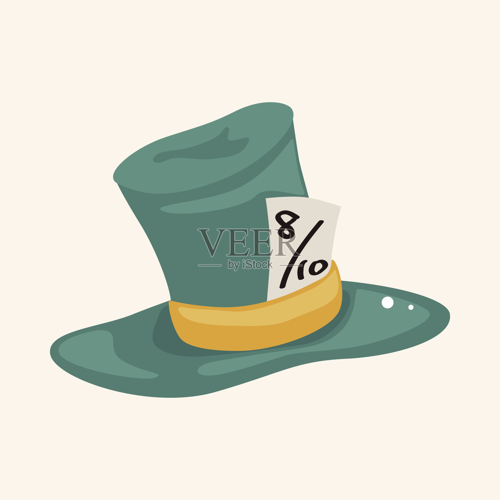 《爱丽丝梦游仙境》主题元素插画图片素材