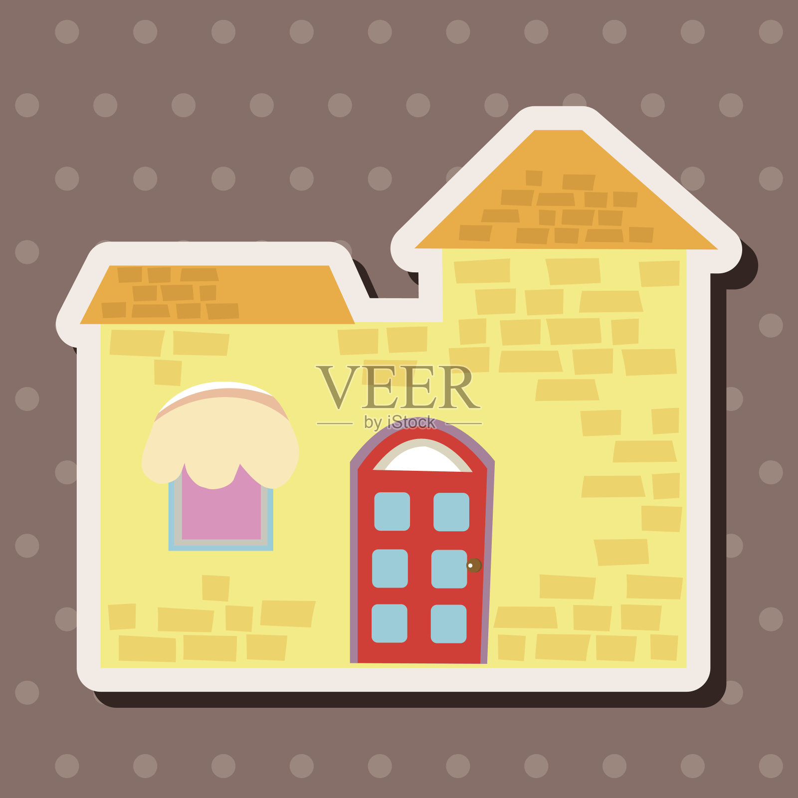 建筑房屋主题元素,eps设计元素图片