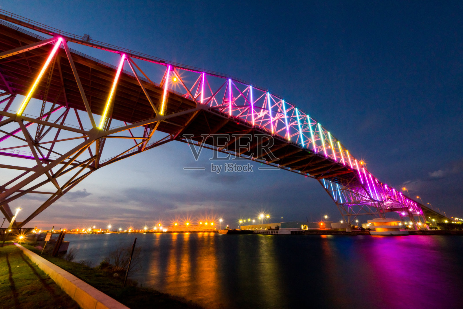 科珀斯克里斯蒂海港大桥照片摄影图片