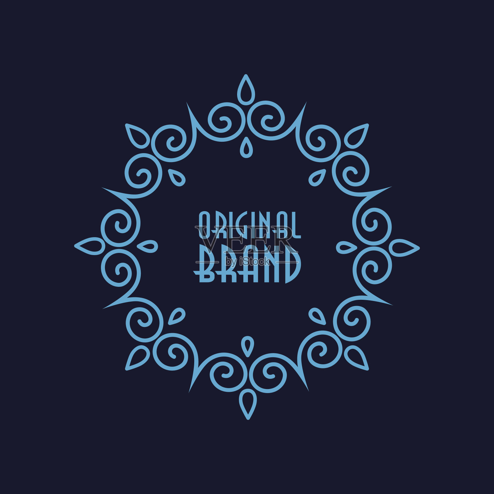 抽象线条几何框架。插画图片素材