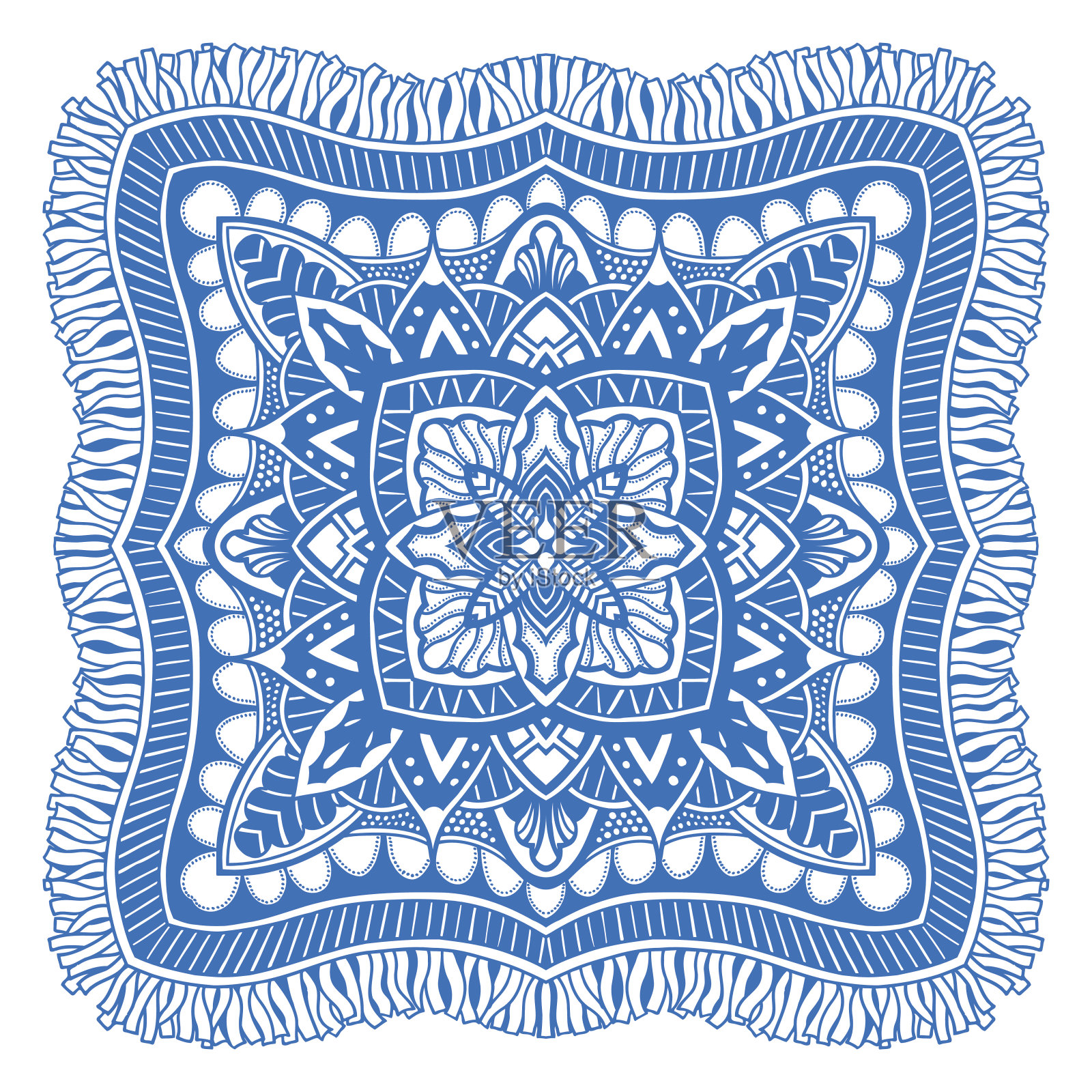 曼荼罗插画图片素材