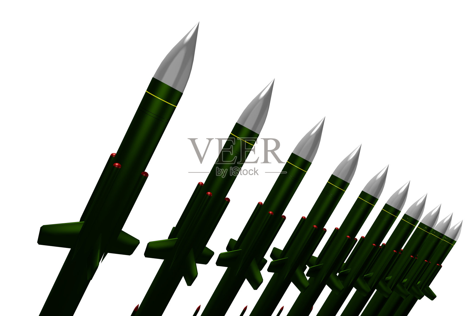 导弹准备发射,战争概念照片摄影图片