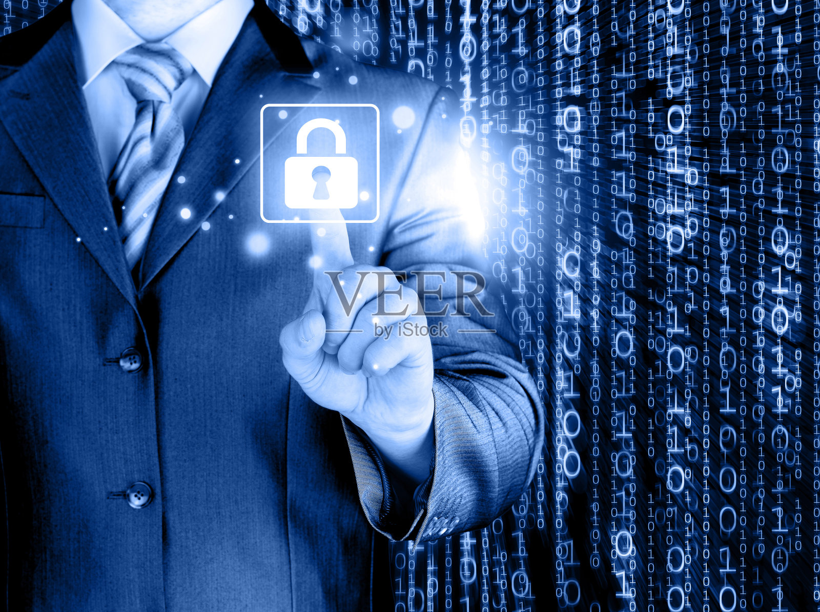 商人触摸锁定的世界地图背景照片摄影图片