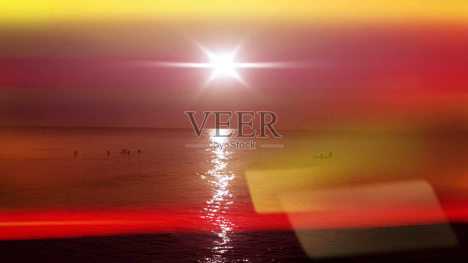 海上日落照片摄影图片