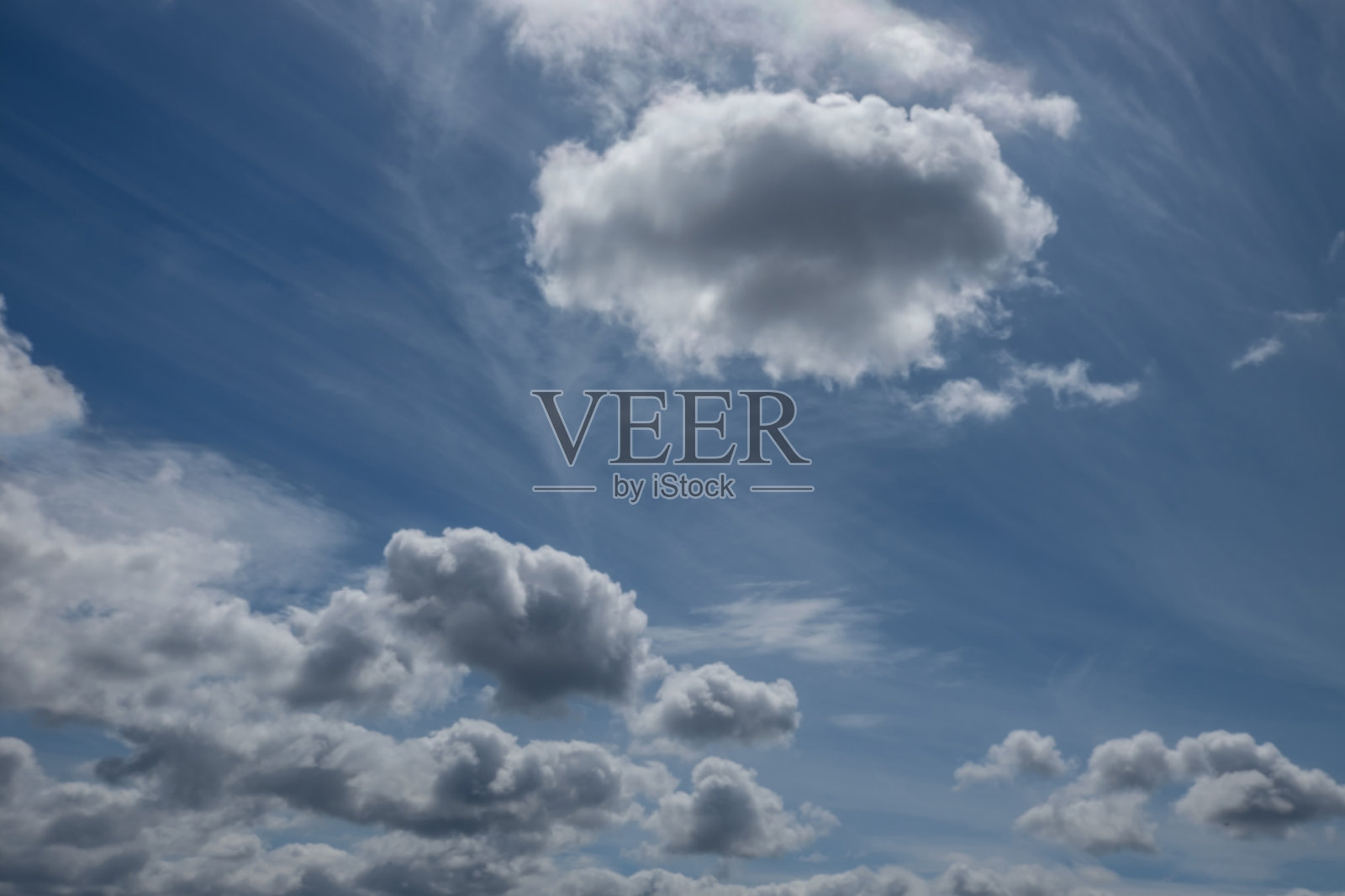 积云和卷云照片摄影图片