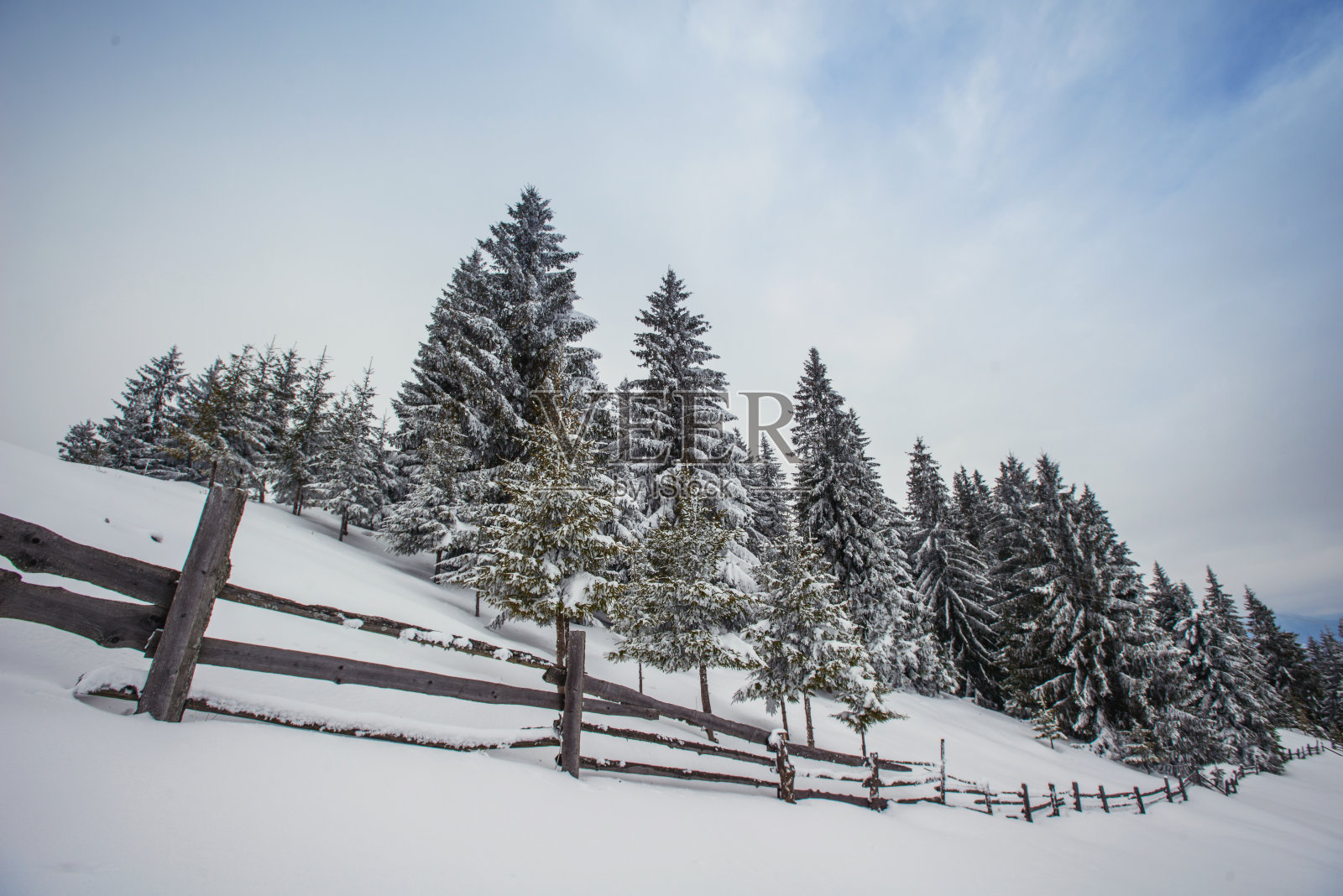 冬天的风景照片摄影图片