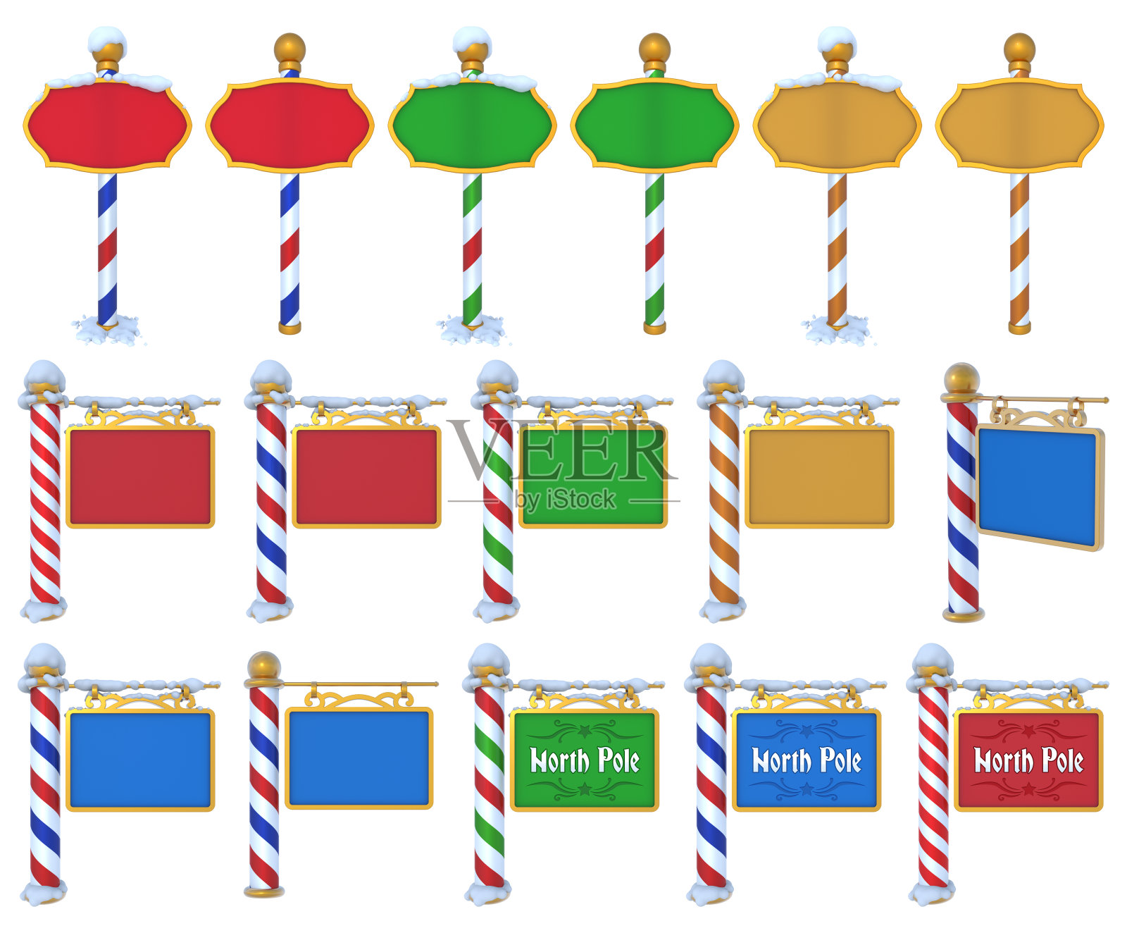 北极标志3D集照片摄影图片