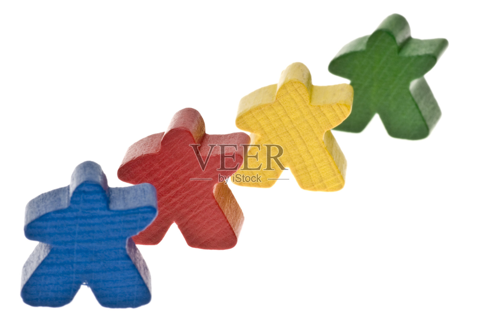 一排木头照片摄影图片