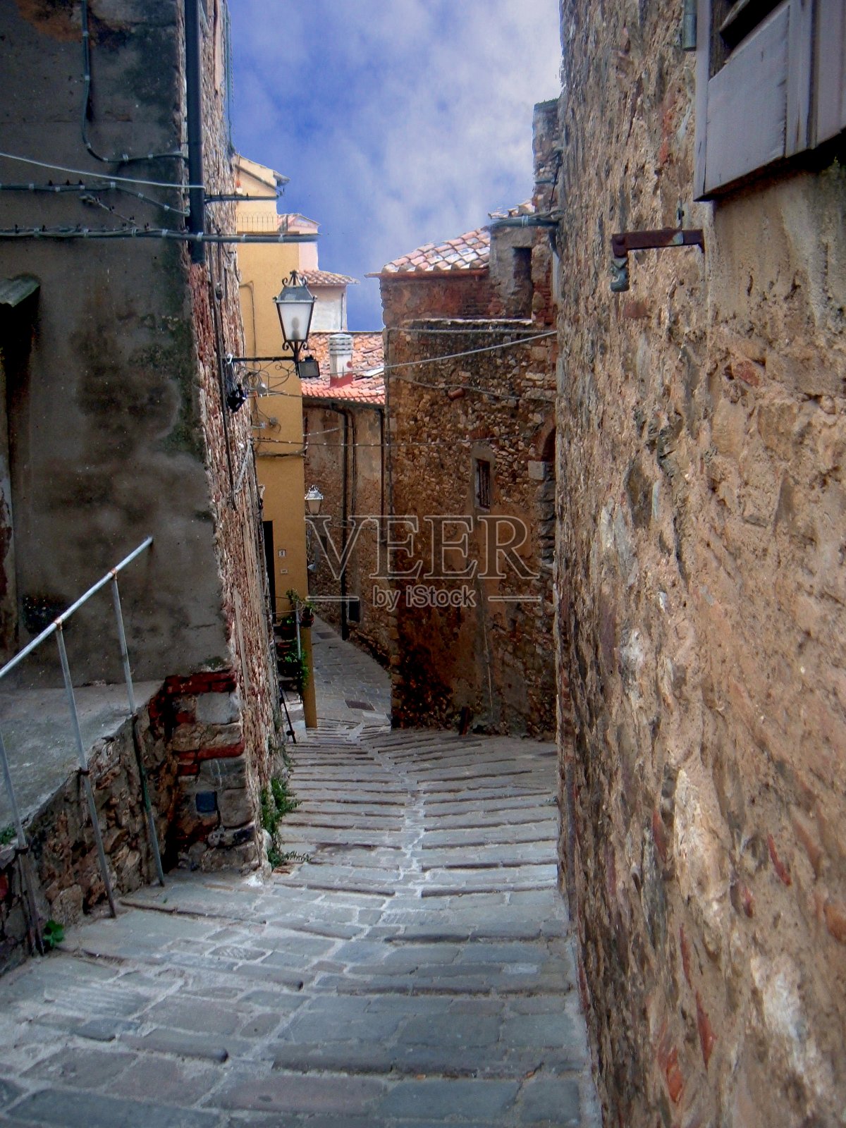 坎皮格利亚街现场照片摄影图片