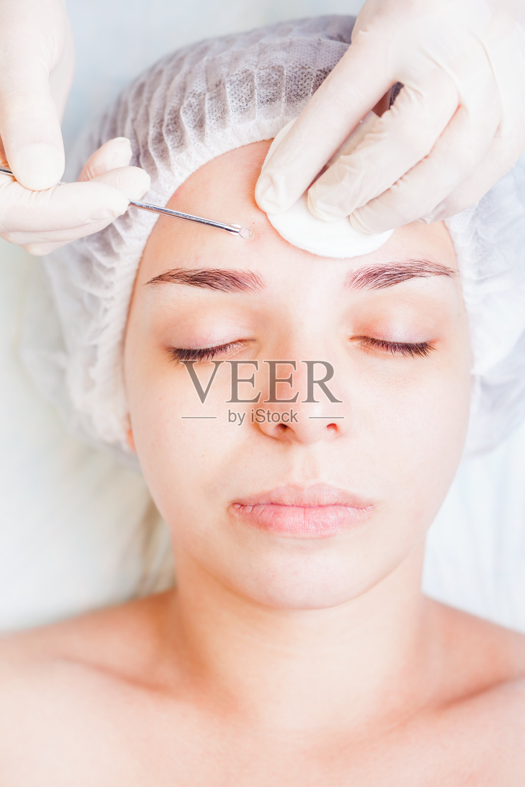 嫩肤医学治疗理念照片摄影图片