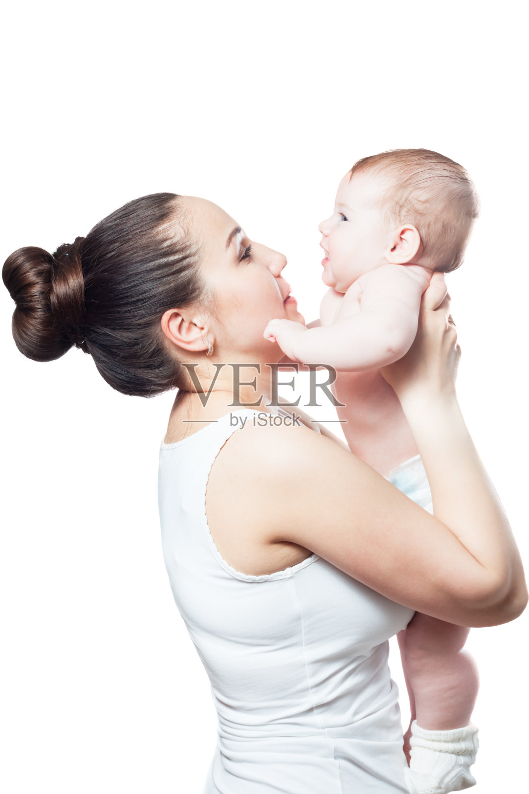 母亲和婴儿照片摄影图片