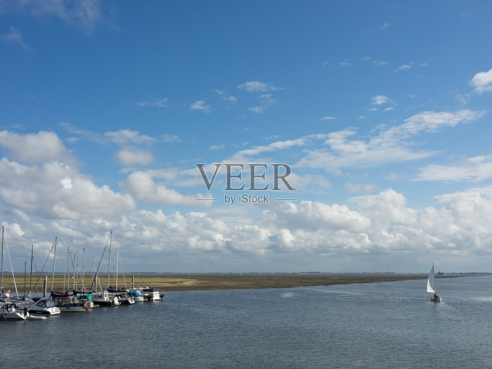 北海的Spiekeroog照片摄影图片