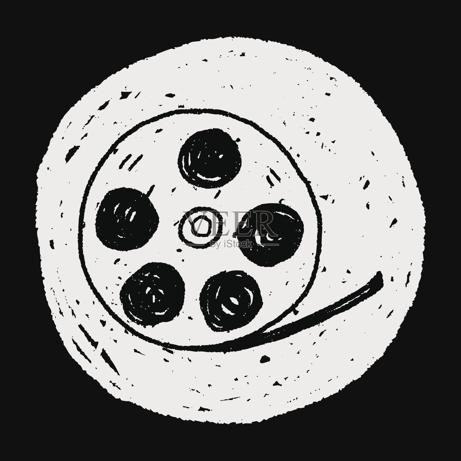 涂鸦的电影插画图片素材