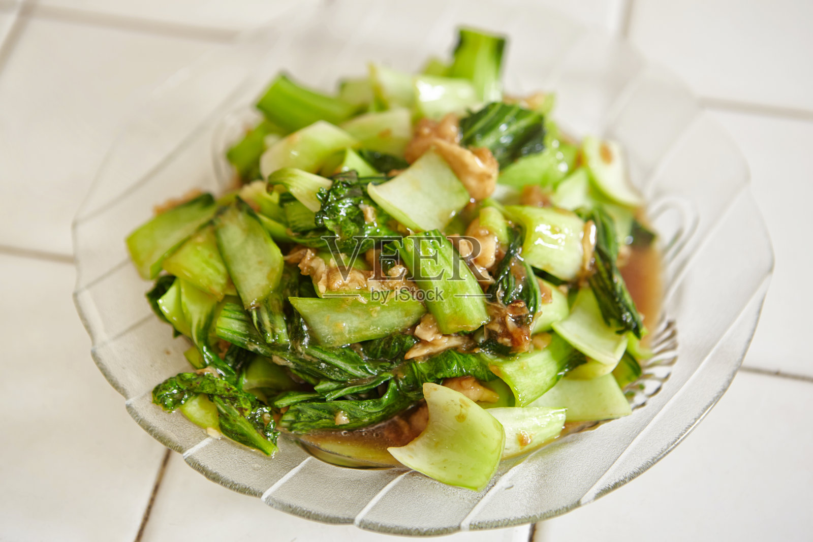 炒白菜照片摄影图片