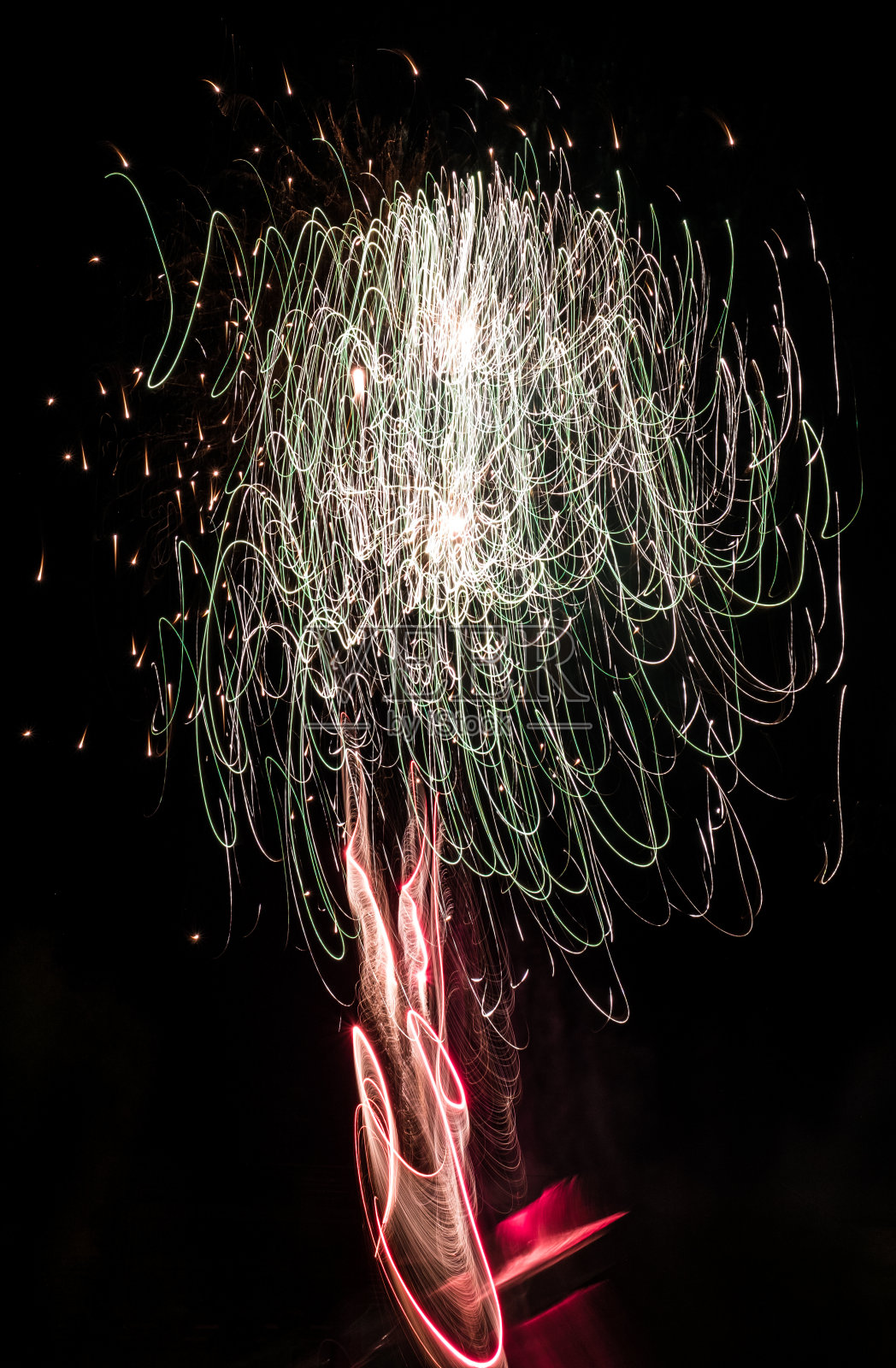 烟花照片摄影图片
