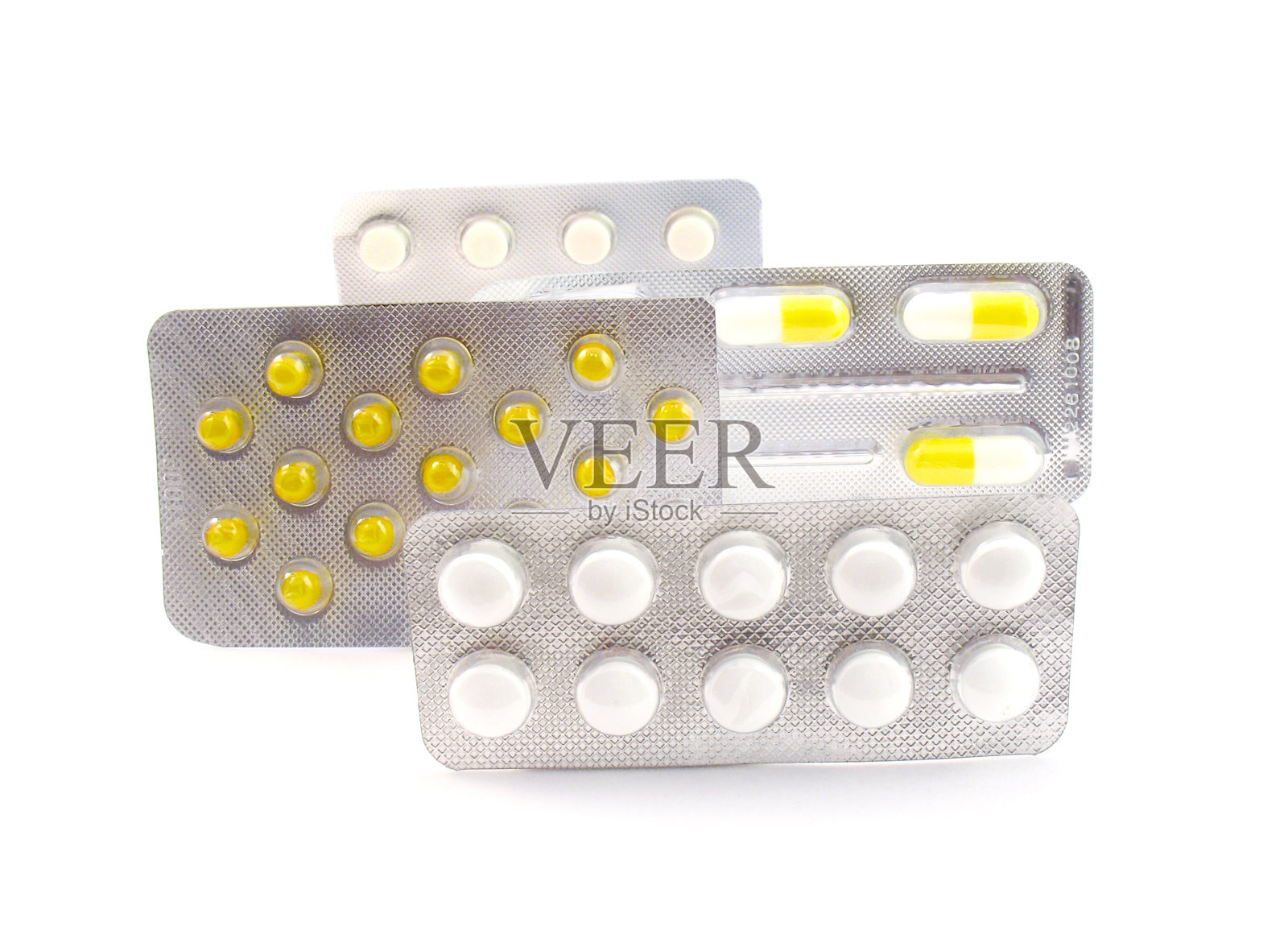 医疗路障:装有药片的包装照片摄影图片