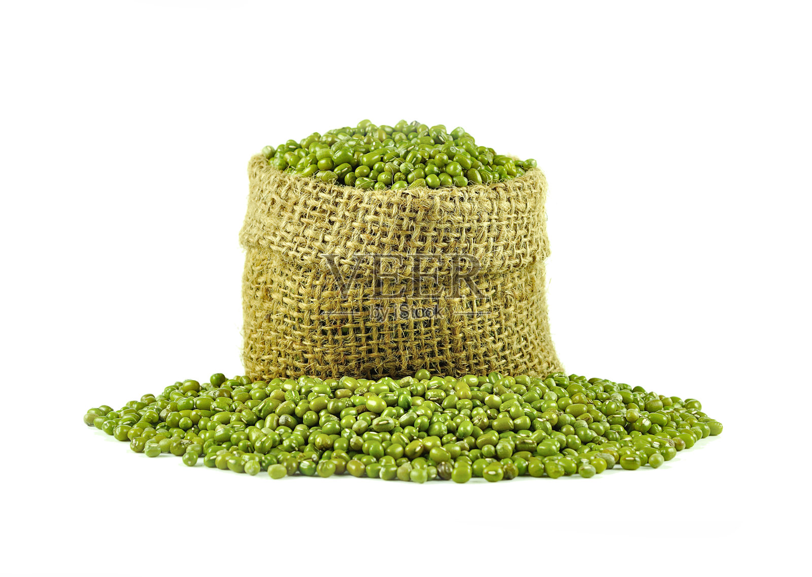 豆子孤立在白色背景上照片摄影图片