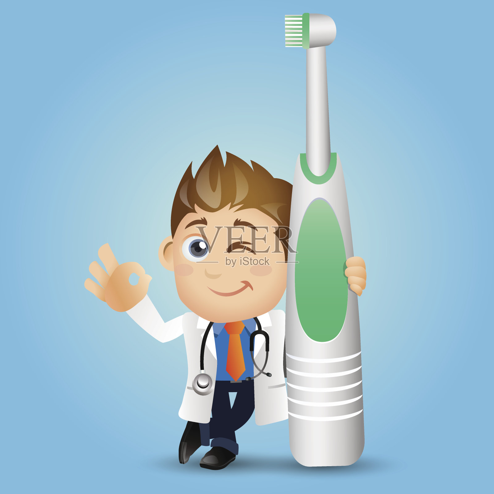 人设置-专业-医生插画图片素材