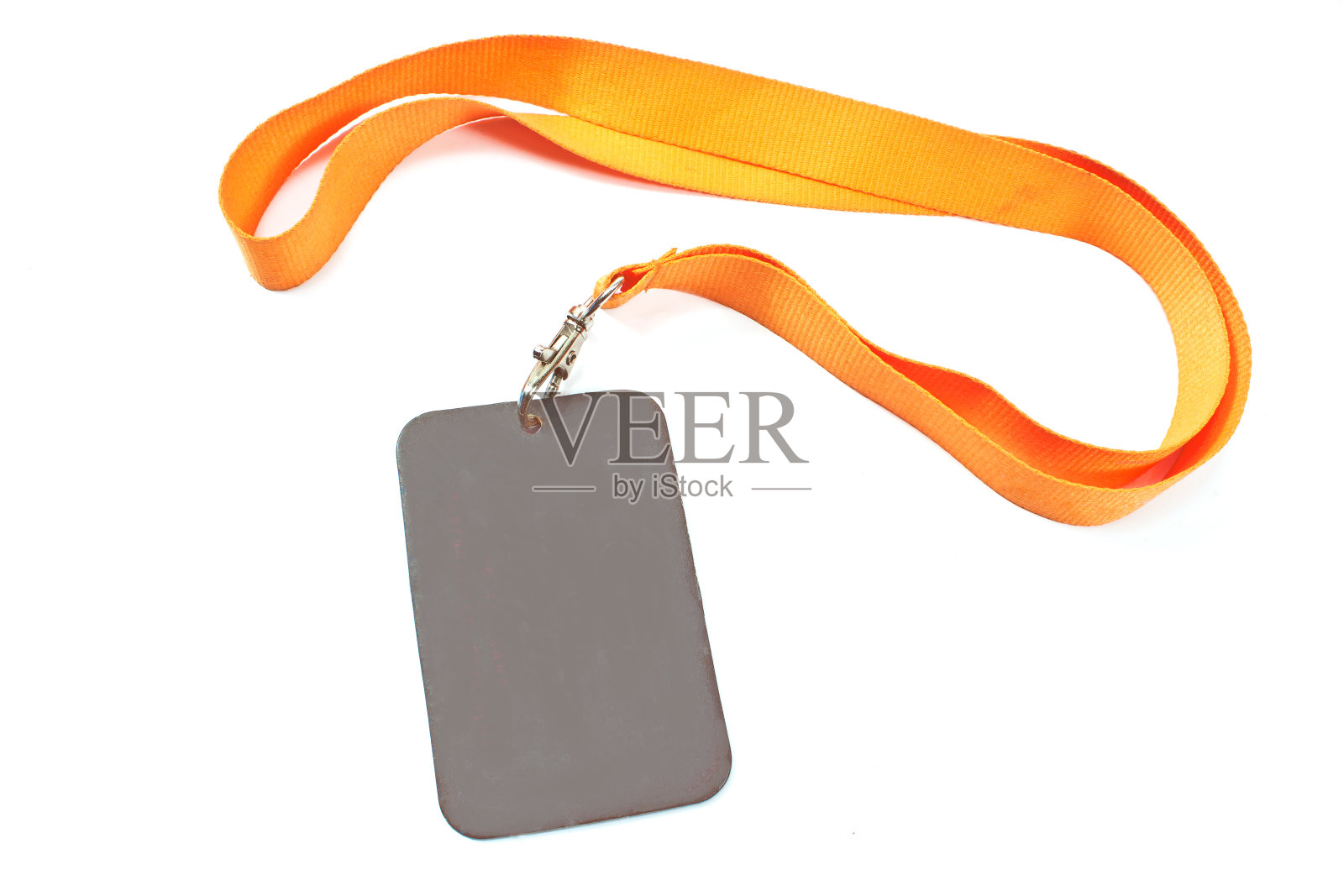 空白身份证标签隔离在白色照片摄影图片