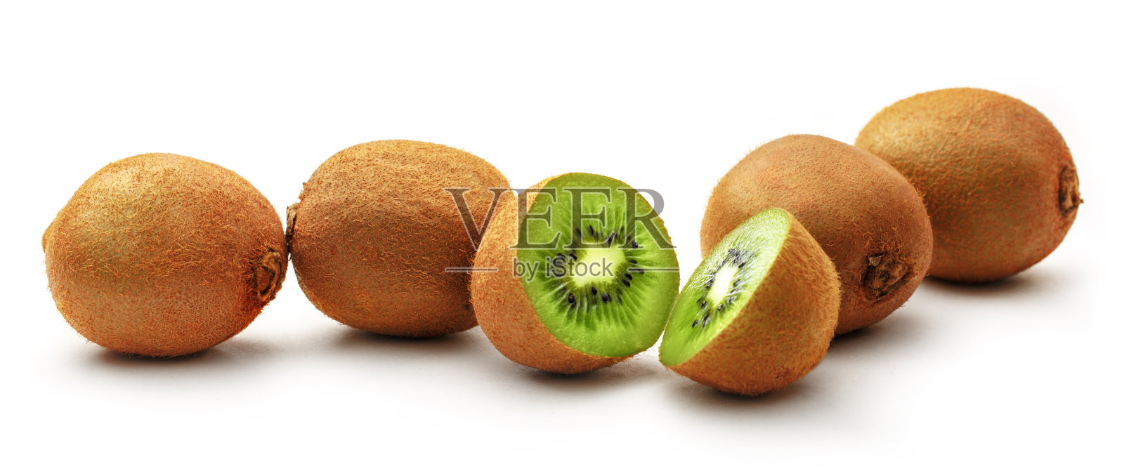 猕猴桃整个和切照片摄影图片
