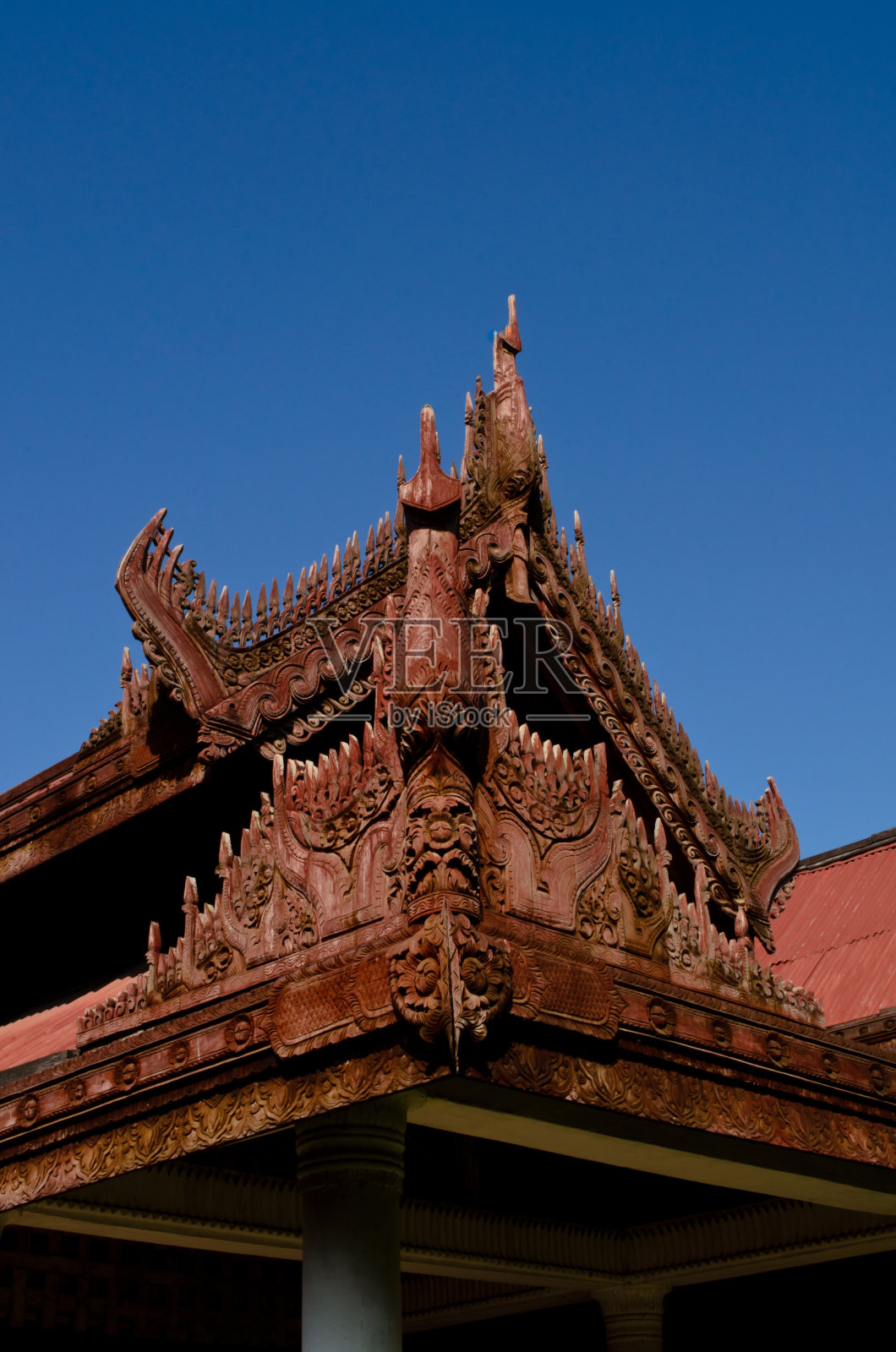 缅甸曼德勒宫殿,照片摄影图片