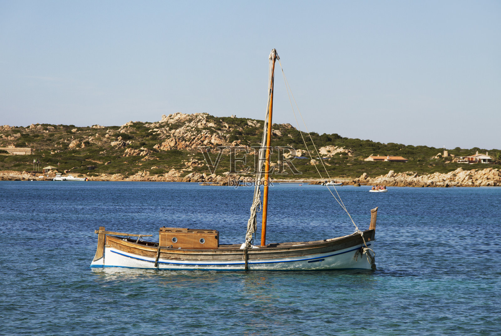 意大利岛。照片摄影图片