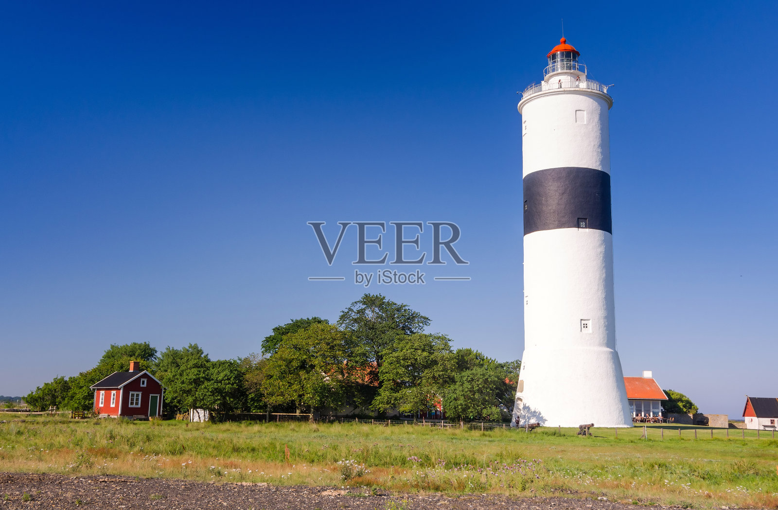 夏季的奥滕比灯塔照片摄影图片