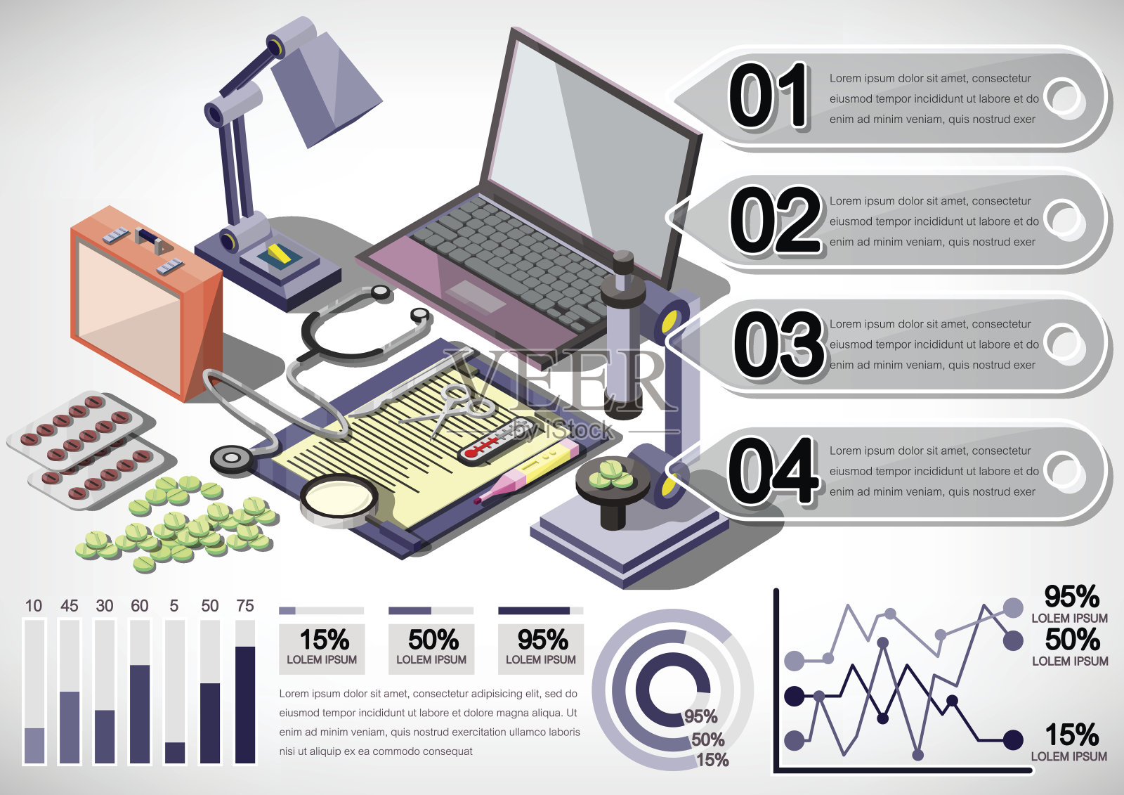 信息图医学概念说明插画图片素材