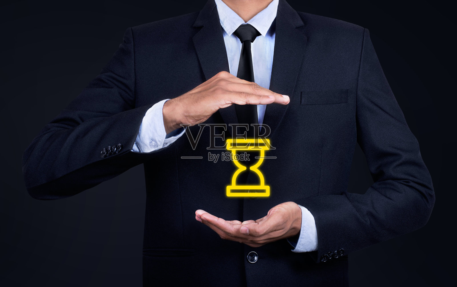 商人节省时间照片摄影图片