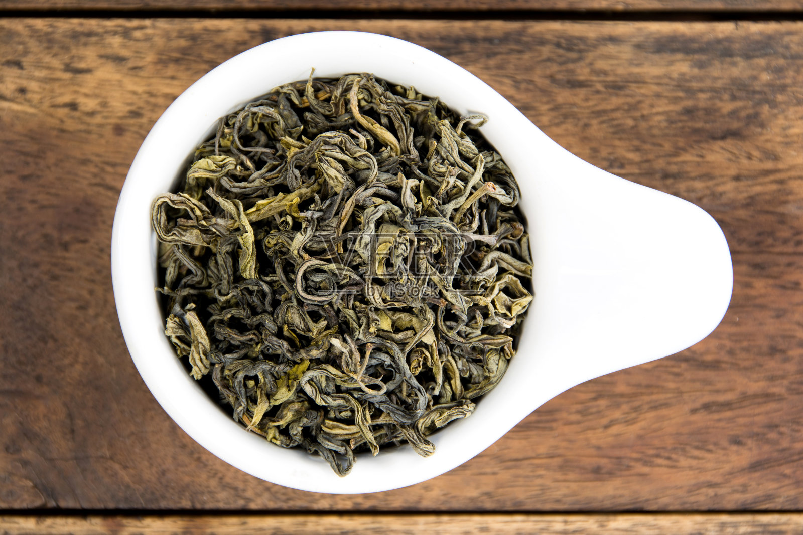 干燥的绿茶叶照片摄影图片