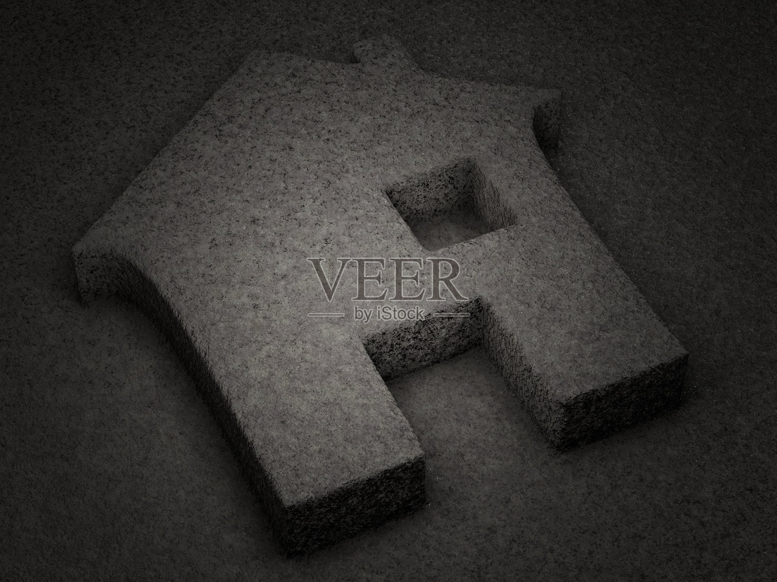 石屋的象征照片摄影图片