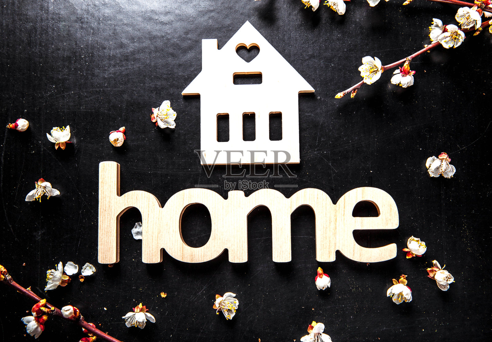 布鲁姆和house这个词照片摄影图片