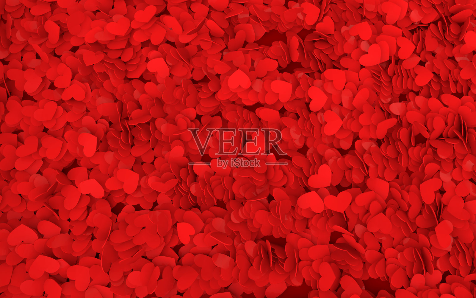 3d红心背景照片摄影图片