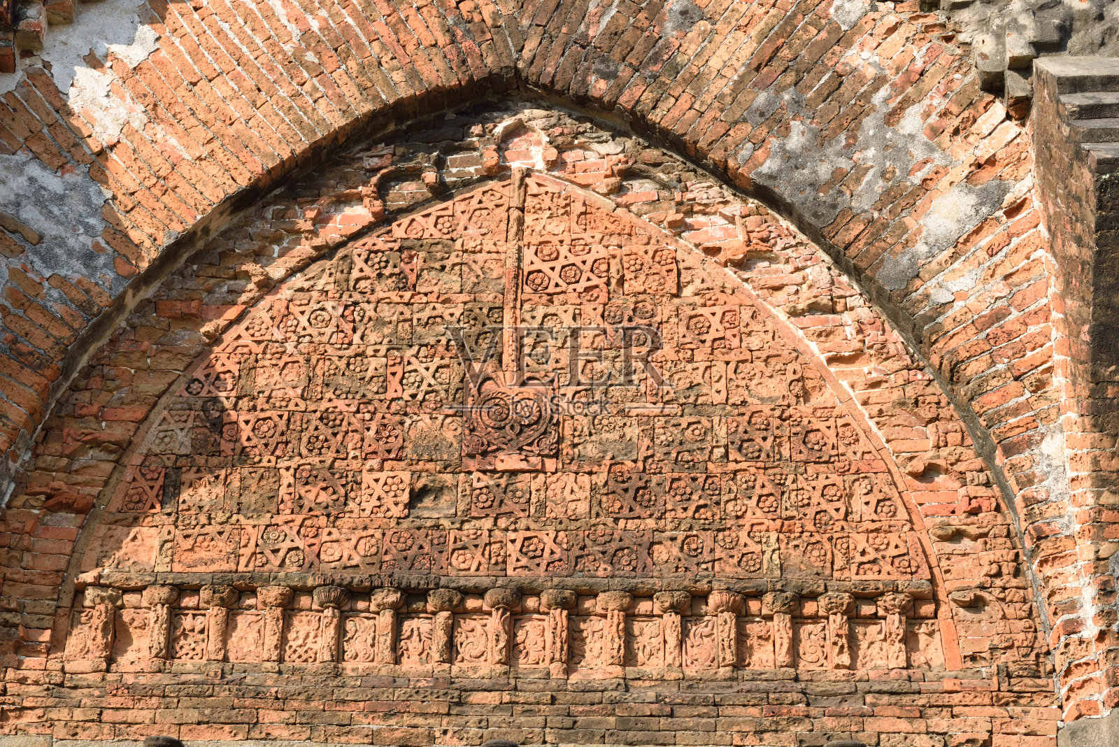 Terracotta墙照片摄影图片