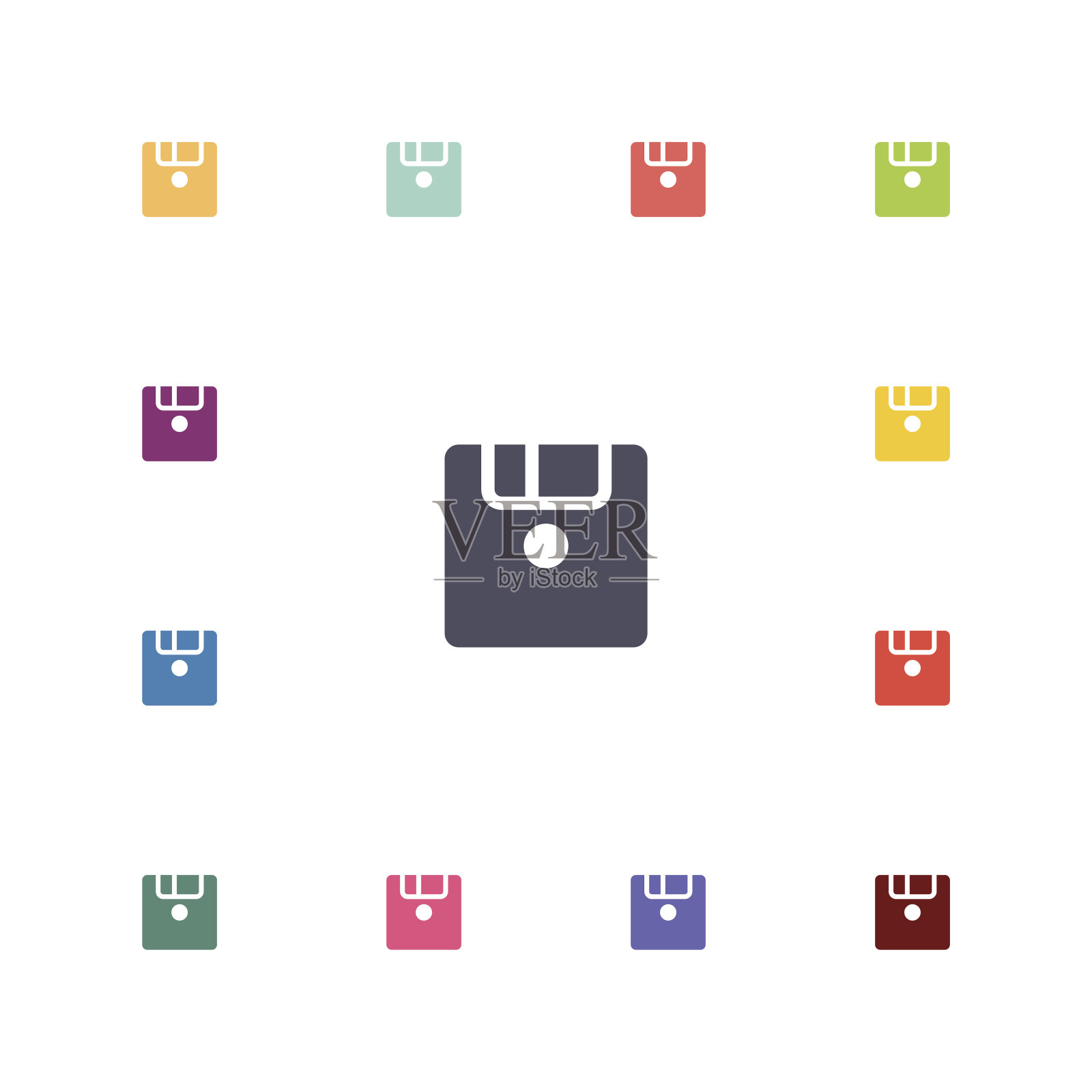 保存平面图标集图标素材